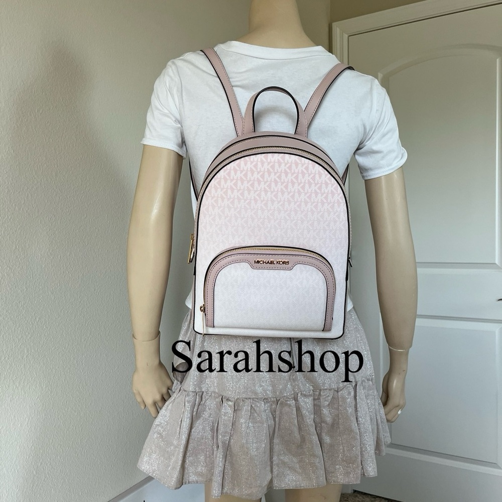 🌼Michael Kors Jaycee medium zip pocket backpack Set - Picture 9 of 16